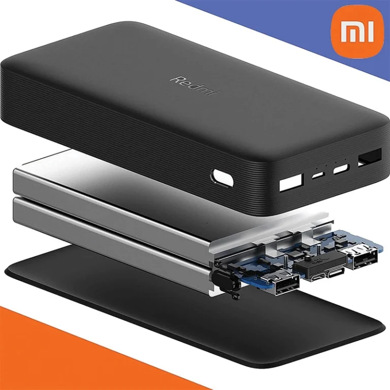 پاوربانک شیائومی اورجینال Redme PB200LZM  ظرفیت ۲۰هزار +کابل هدیه یک متری 120 وات تایپ سی شیائومی